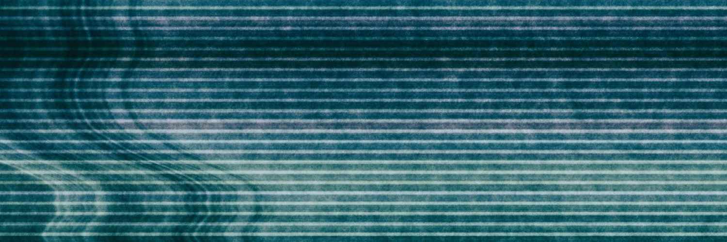 a close-up of blue and white striped static