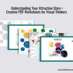 Image showing fanned pages of Understanding Your Attraction Story, with text describing the product.